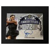 Serena Williams Autograph #ed /72 Leaf RARE