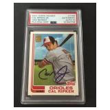 Cal Ripken Jr Autograph 2001 Topps 1982 Reprint