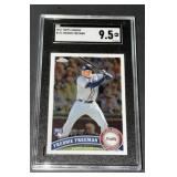 SGC 9.5 2011 Freddie Freeman Rookie Topps Chrome