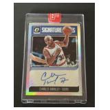 2018 Optic Charles Barkley Autograph Prizm SP