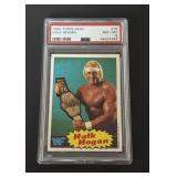 PSA 8 1985 Topps Hulk Hogan Rookie Card #16