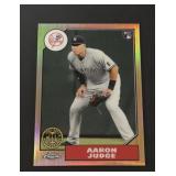 2017 Topps Chrome Aaron Judge Rookie 1987 Refract
