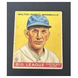 1933 Goudey Rabbit Maranville #117