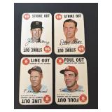 1968 Topps Game Lot of 4