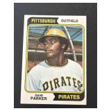 1974 Topps Dave Parker Rookie Card HOF