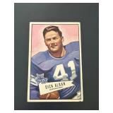 1952 Bowman Large Dick Alban #100 Redskins