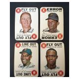 1968 Topps Game Lot of 4