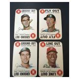 1968 Topps Game Lot of 4