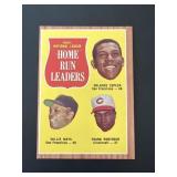 1962 Topps Willie Mays Frank Robinson Cepeda