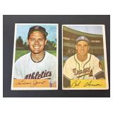 1954 Bowman Bobby Thomson & Ed Joost Card Lot