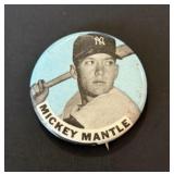 1950's PM-10 Mickey Mantle Pin