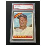 PSA 7 1966 Topps Jim Bouton Card #276 YANKEES