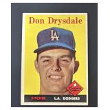 1958 Topps Don Drysdale Card #25 DODGERS