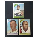 1966 Topps Robinson McCovey Niekro Lot