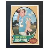 1970 Topps Bob Griese Card #10 Dolphins