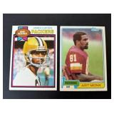 Topps 1981 Art Monk & 1979 James Lofton Rookies