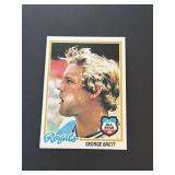 1978 Topps George Brett Card #100 Royals HOF