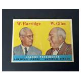 1958 Topps Harridge & Giles Card #300