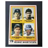 1978 Topps Paul Molitor & Alan Trammell Rookie