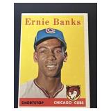 1958 Topps Ernie Banks Card #310 CUBS HOF