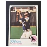 1973 Topps Hank Aaron Card #100 HOF