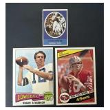 1975 Roger Staubach 1984 Joe Montana Unitas Stamp