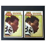 1979 Topps Ozzie Newsome Rookie Cards Lot of 2