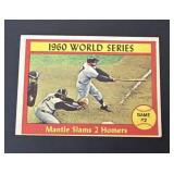 1961 Topps Mickey Mantle 2 Homers In World Sereis