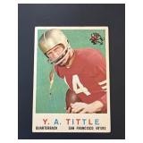 1959 Topps Y.A. Tittle card #130
