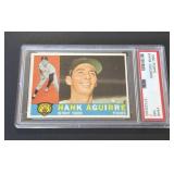 PSA 7 1960 Topps Hank Aguirre Card #546 TIGERS