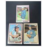 1978 Topps Robin Yount Phil Niekro Bruce Sutter