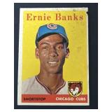 1958 Topps Ernie Banks Card #310 CUBS HOF