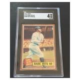 1962 Topps Babe Ruth Hits 60 SGC 4