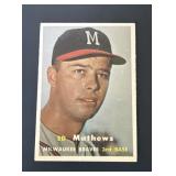 1957 Topps Eddie Mathews Card #250 HOF