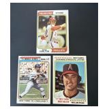 1970's Topps Nolan Ryan Willie Mays Steve Carlton
