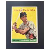1958 Topps Rocky Colavito Card #368