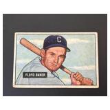 1951 Bowman Floyd Baker Card #87