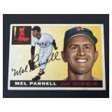1955 Topps Mel Parnell #140 White Back Red Sox
