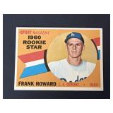 1960 Topps Frank Howard Rookie Card #132