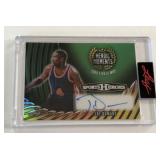 Joe Dumars Autograph #d 2/7 Pistons HOF Leaf