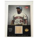 Fleer Greats Kirby Puckett Game Used Bat SP HOF