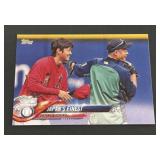 2018 Topps Shohei Ohtani Rookie w/ Ichiro
