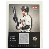 Cal Ripken Jr Game Worn Jersey SP Fleer Greats