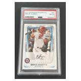 2011 Bowman Bryce Harper Rookie Card PSA 8