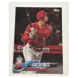 2018 Topps Shohei Ohtani Rookie 3 Game HR Streak
