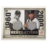 UD Derek Jeter & Roger Maris Dual GU Jersey SP