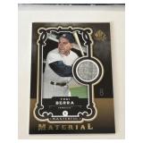 SP Legendary Yogi Berra Game Used Jersey Yankees