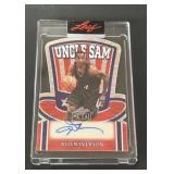 Allen Iverson Autograph #ed 1/1 Leaf Rare