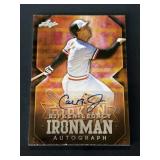 2014 Cal Ripken Jr Autograph Ironman Leaf