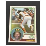 1983 Topps Tony Gwynn Rookie Card Padres HOF